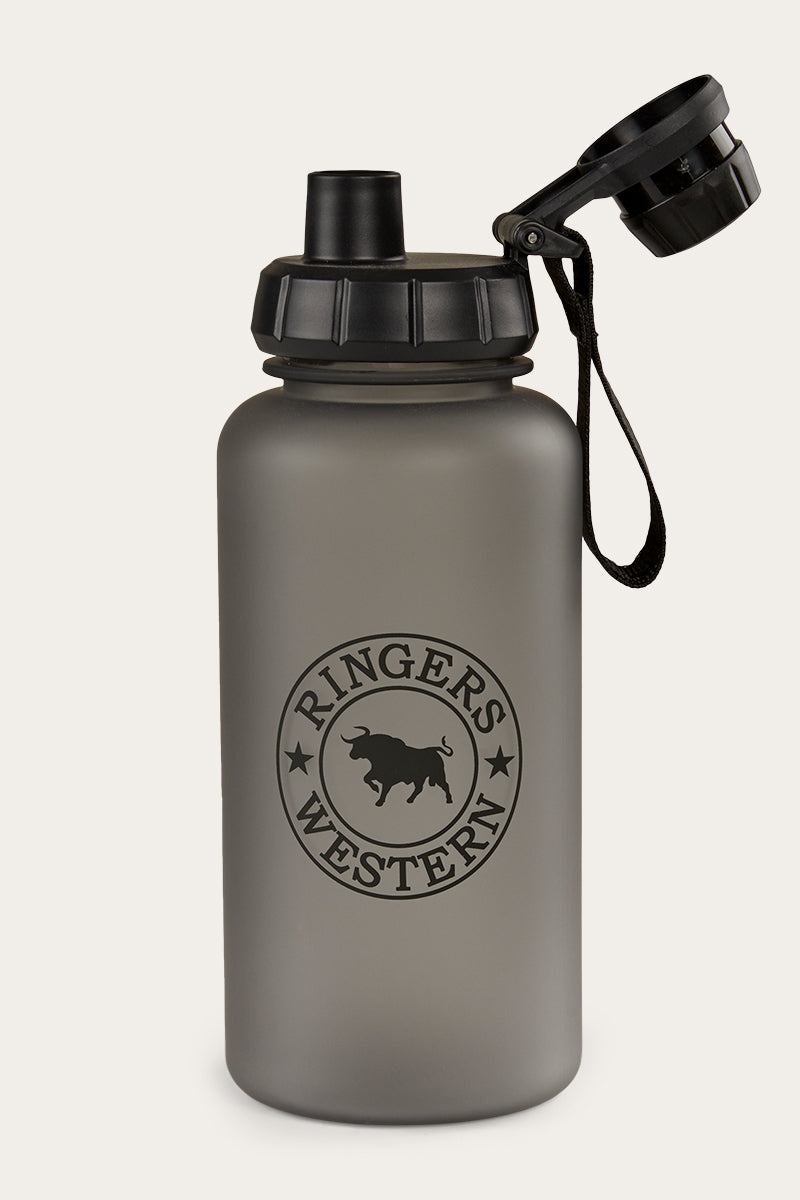 Gully Plastic Drink Bottle - Frosted Charcoal