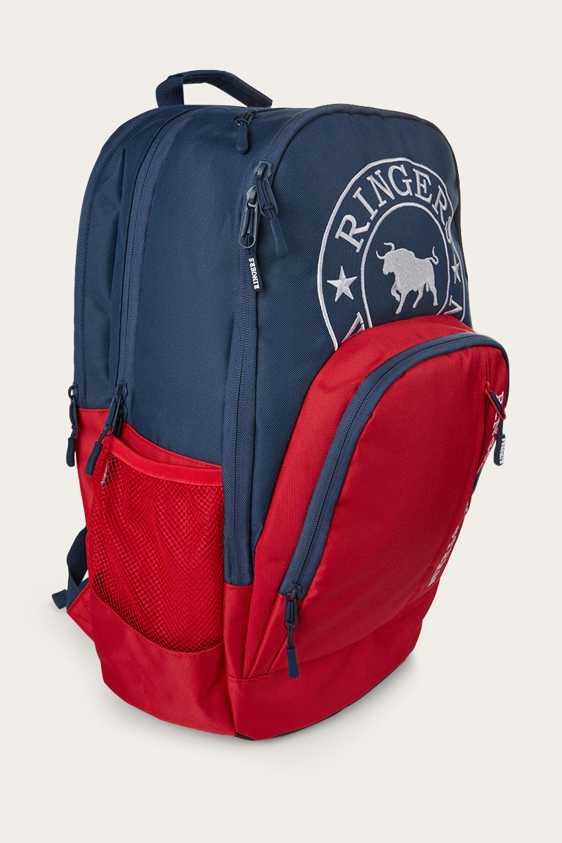 Holtze Backpack - Navy/Red