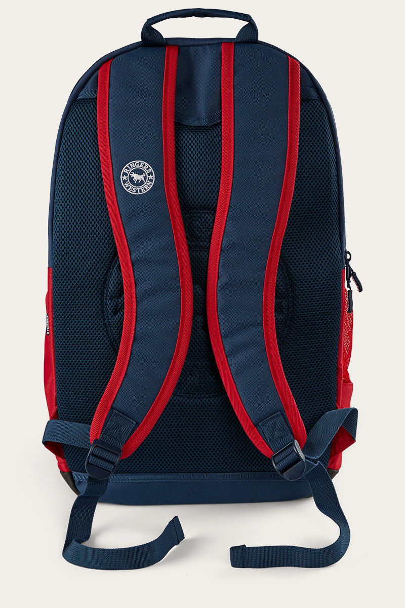 Holtze Backpack - Navy/Red