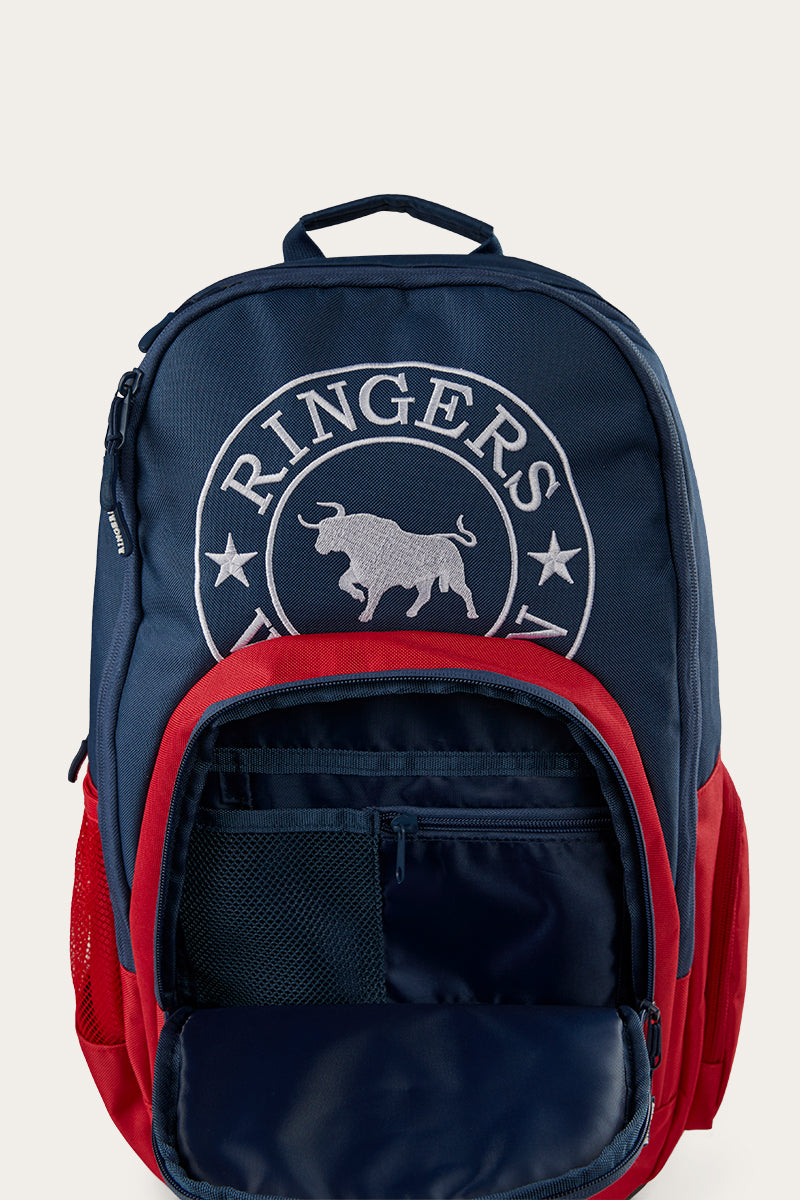 Holtze Backpack - Navy/Red