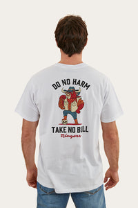 Do No Harm Mens Loose Fit T-Shirt - White