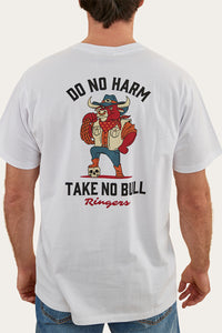Do No Harm Mens Loose Fit T-Shirt - White