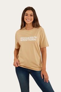 Somerset Womens Loose Fit T-Shirt - Dark Sand