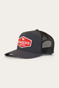 Scotty Trucker Cap - Charcoal/Red