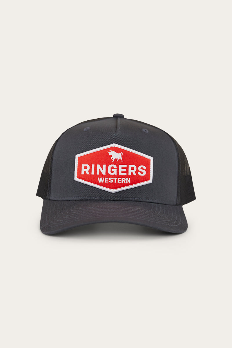 Scotty Trucker Cap - Charcoal/Red