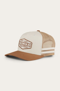 Banks Trucker Cap - Off White/Toffee