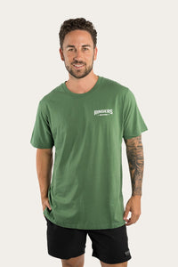 Squadron Mens Loose Fit T-Shirt - Cactus Green