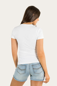 Kimberley Womens Classic Fit Pocket T-Shirt - White