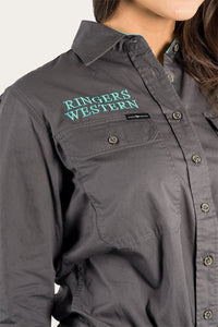 Signature Jillaroo Womens Full Button Work Shirt - Magnum/Mint