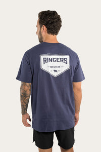 Squadron Mens Loose Fit T-Shirt - Washed Navy