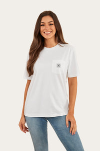 Esther Womens Loose Fit T-Shirt - White