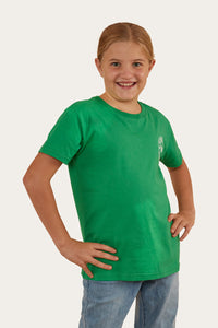 Signature Bull Kids Classic Fit T-Shirt - Kelly Green/White