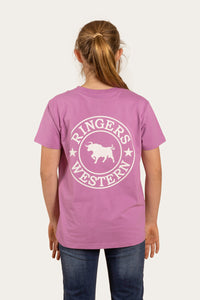 Signature Bull Kids Classic Fit T-Shirt - Lilac/White