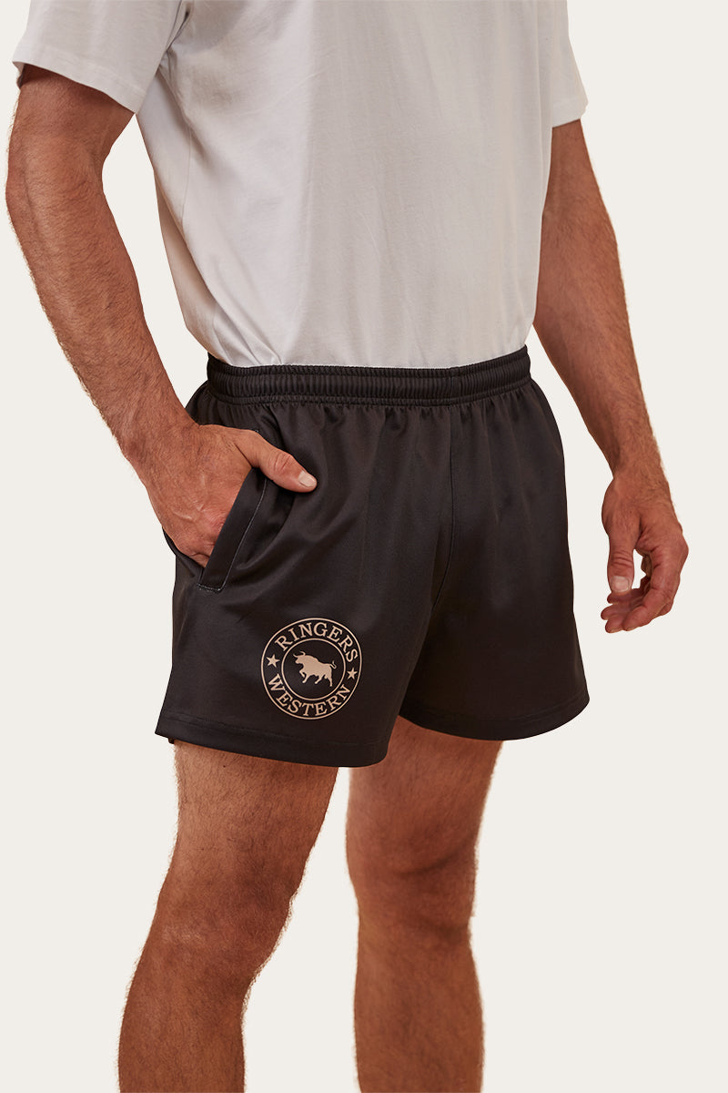 Ringers Mens Footy Short - Black