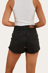 Gracie Womens Denim Short - Black