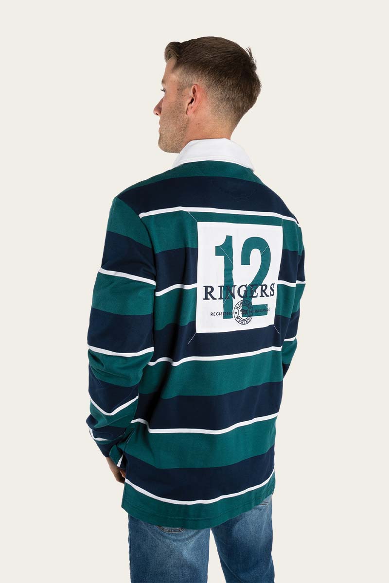 Regency Mens Rugby Jersey - Navy/Green