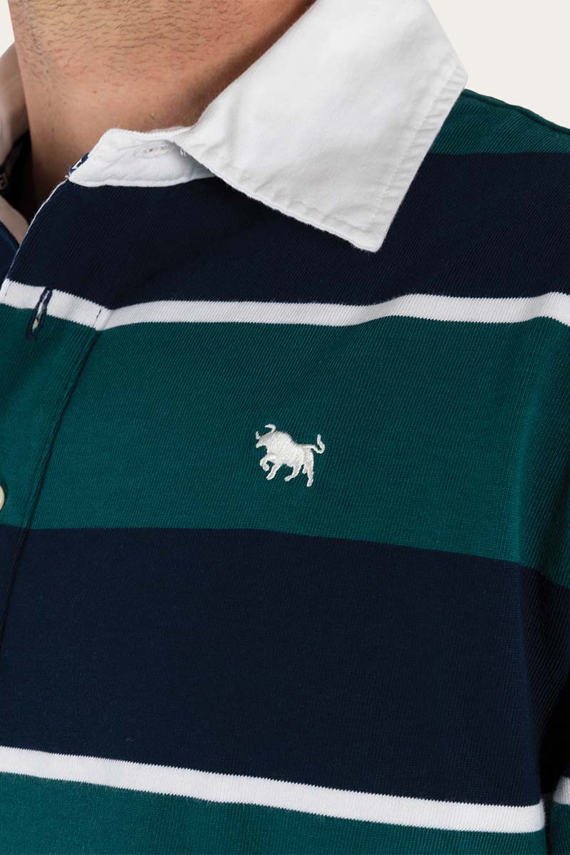 Regency Mens Rugby Jersey - Navy/Green