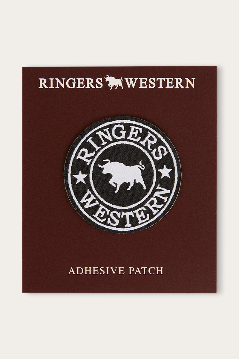 Ringers Western Logo Patch - Black/White