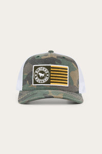 Strike Trucker Cap - Camo/Orange