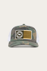 Strike Trucker Cap - Camo/Orange