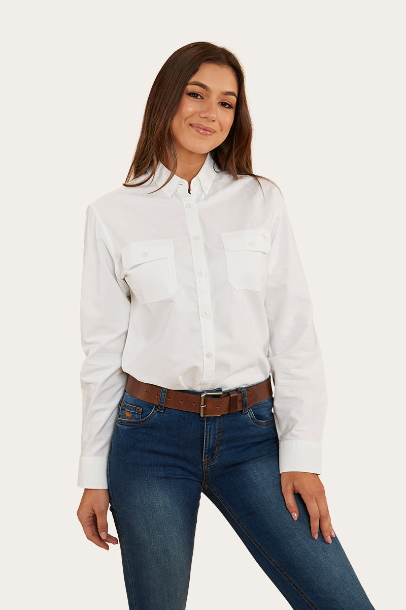 Hope Womens Dress Shirt - White