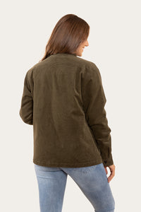 Rosewood Womens Overshirt - Military Green
