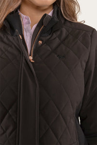 Brighton Womens Longline Puffer Jacket - Black