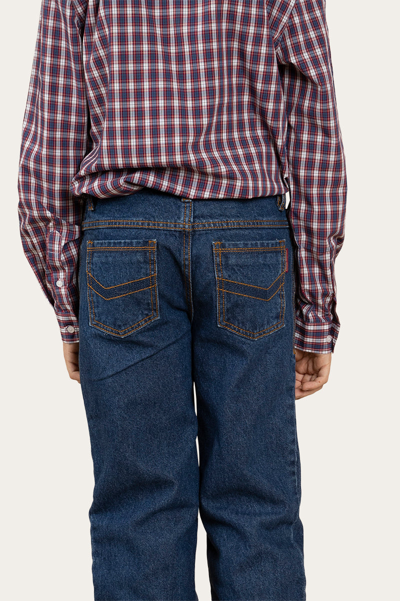 Southwest Kids Relaxed Fit Jean - Mid Wash Blue