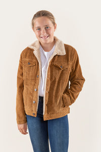 Everton Kids Corduroy Jacket - Tan