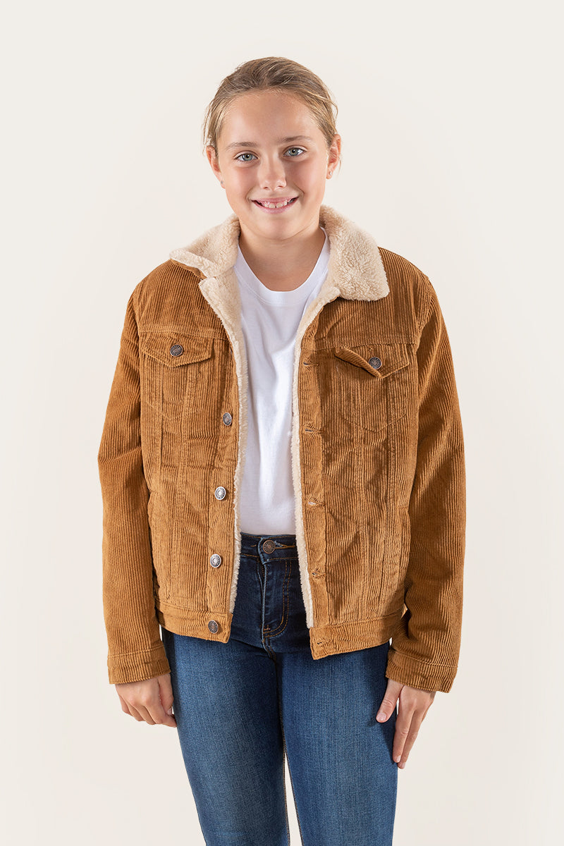 Everton Kids Corduroy Jacket - Tan