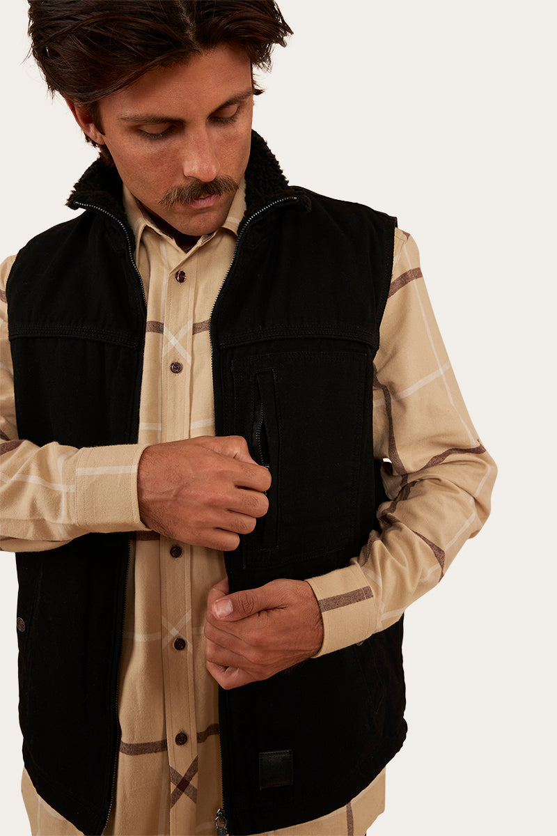 High Country Mens Vest - Black