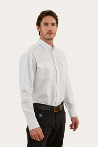 Whyalla Mens Dress Shirt - White
