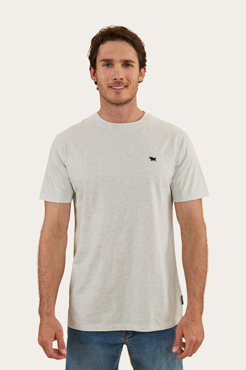 Jarrahdale Mens Classic Fit T-Shirt - Light Grey Marle