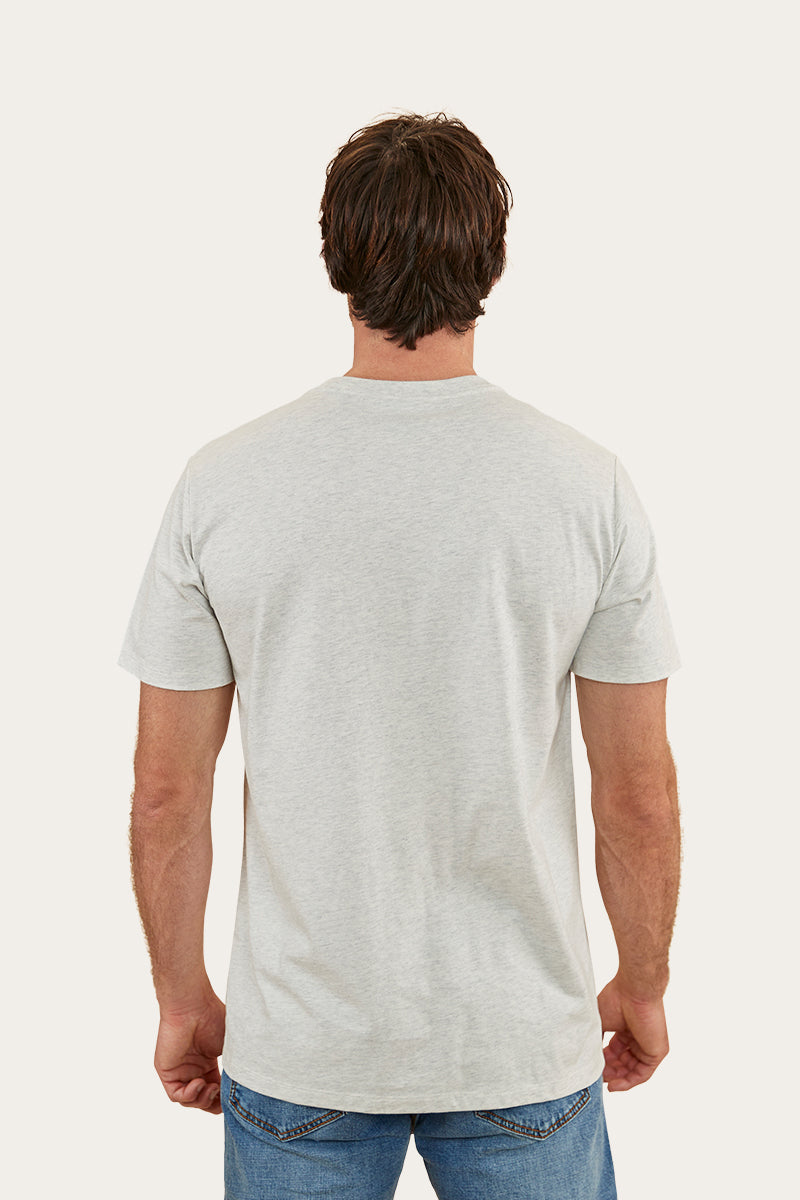 Jarrahdale Mens Classic Fit T-Shirt - Light Grey Marle