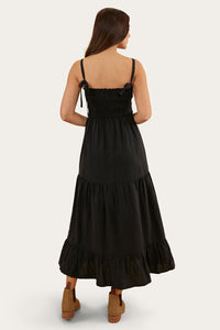 Rosabel Womens Maxi Dress - Black