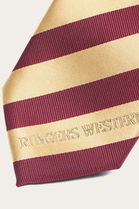 Flemington Stripe Tie Burgundy