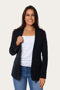 Amelia Womens Blazer Dark Navy