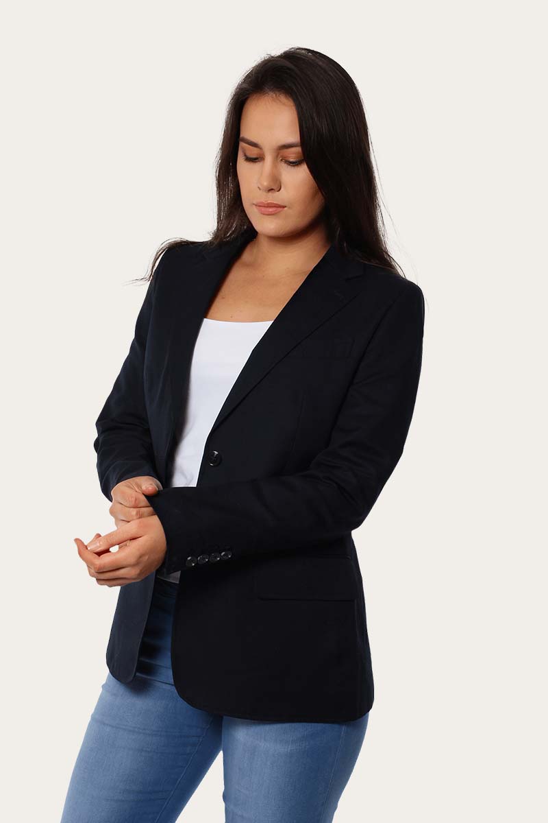 Amelia Womens Blazer Dark Navy