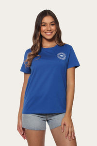 Signature Bull Womens Original Fit T-Shirt - Bright Royal/Sky Blue