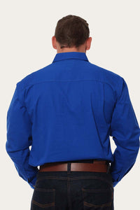King River Full Button Work Shirt - Royal Blue