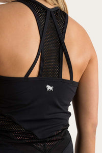 Hallie Womens Active Tank - Black