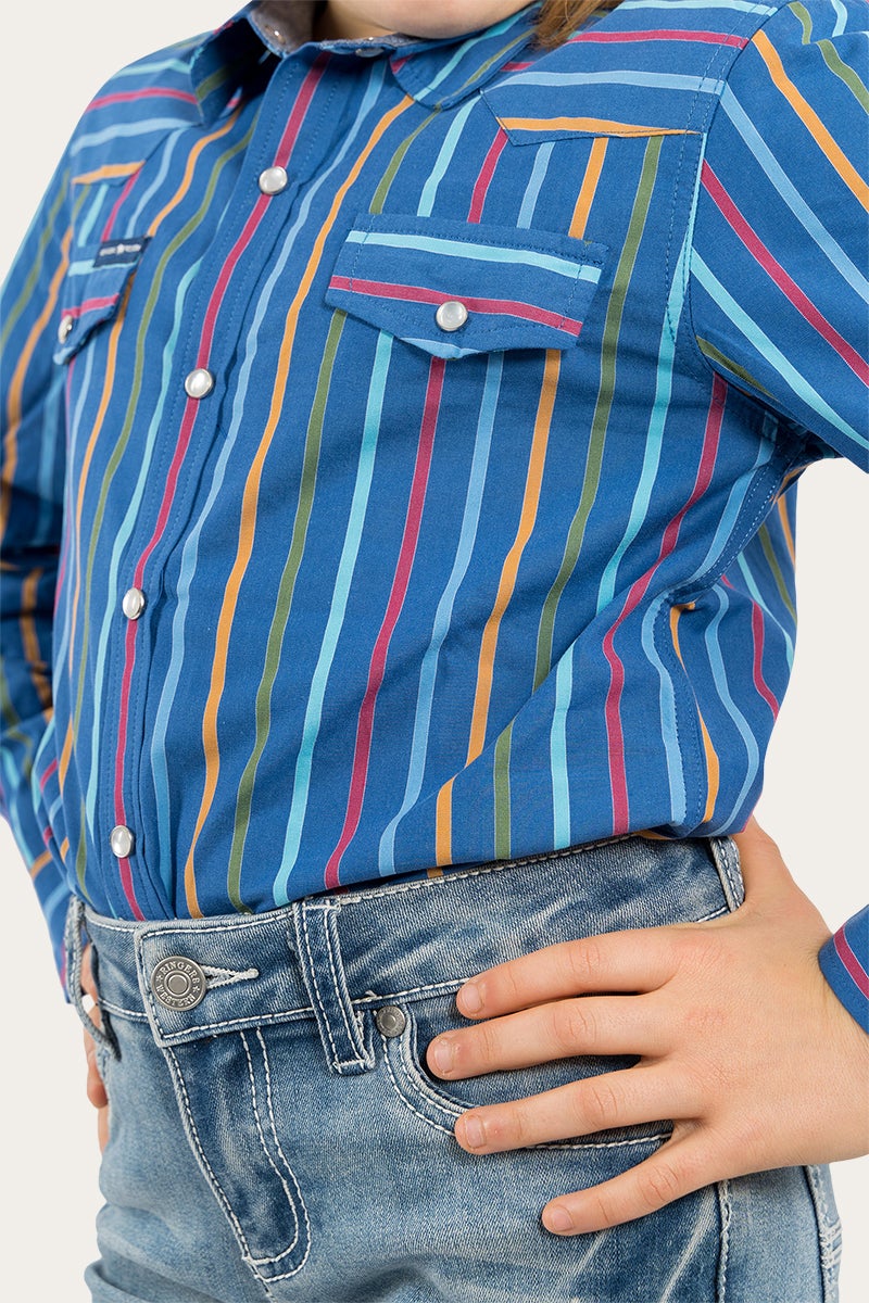Nevada Kids Western Shirt - Multi Stripe