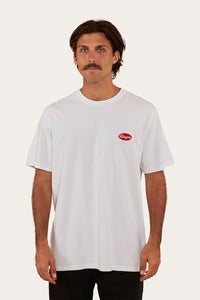 Montville Mens Loose Fit T-Shirt - White