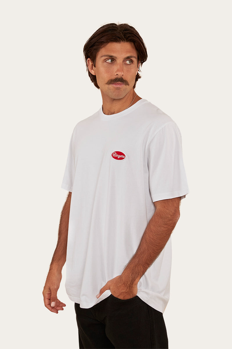 Montville Mens Loose Fit T-Shirt - White