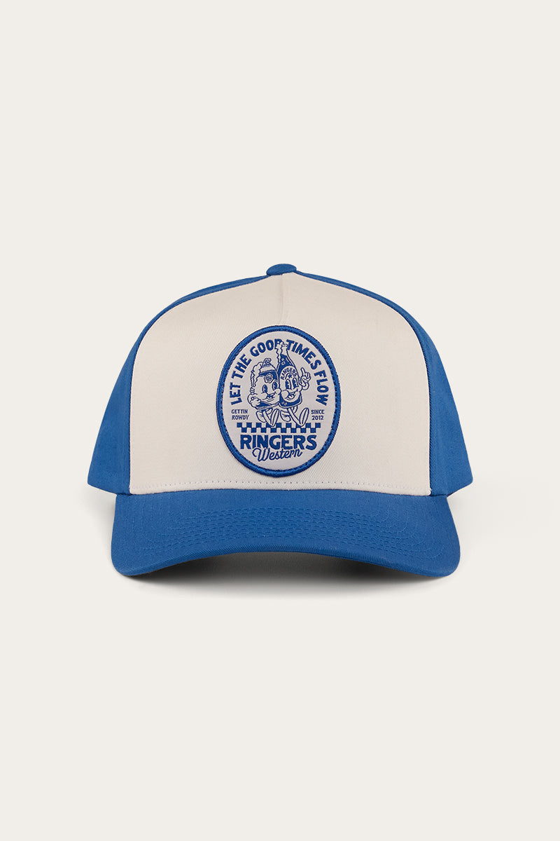Rowdy Baseball Cap - Snorkel Blue/White