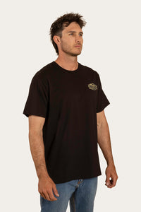 Servo Mens Loose Fit T-Shirt - Black/Camo