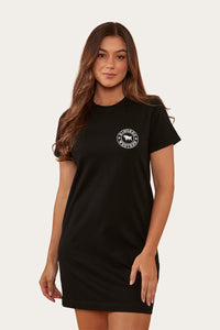Signature Bull Womens T-Shirt Dress - Black