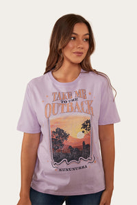 Breakaway Womens Loose Fit T-Shirt - Lavender
