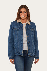 Killawarra Womens Corduroy Jacket - Mid Wash Blue