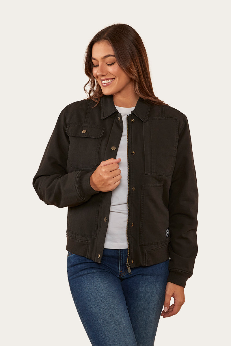 Mulgrave Womens Jacket - Washed Black